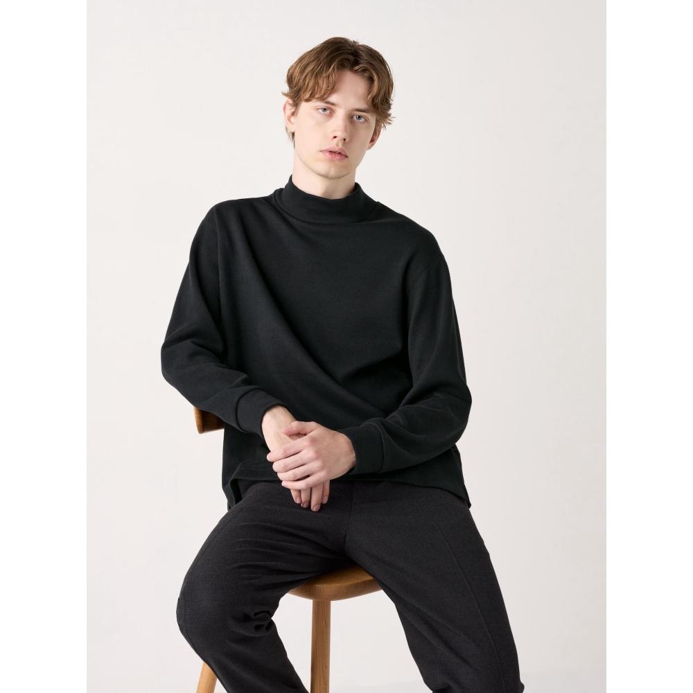 Uniqlo Футболка с воротником-стойкой из мягкого флиса Japan