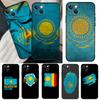 Чехол для телефона с флагом Казахстана Для Samsung Galaxy S24 FE S23 Ultra S21 S22 S25 S26 Ultra S10 Plus S20 FE