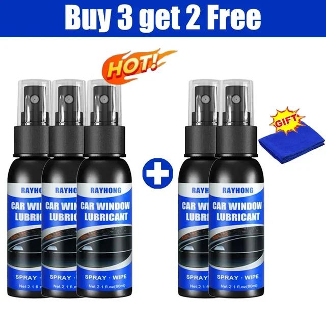НОВЫЙ 60 мл Смазка для стекол Резиновая дверная резиновая полоса Автомобильная смягчающая обслуживание Устраняет шум Универсальные автомобильные товары