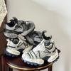 Youth style shoes Kids Chunky Sneakers Boys Girls Outdoor Walking Shoes Rubber Sole PU Mesh Upper
