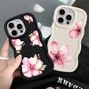 Розовый Цветок Мягкий Чехол для Телефона для iPhone 17 Air 12 13 11 14 XR 15 Plus 16 Pro Max 8
