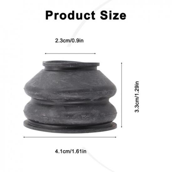 Ball Joint Cover Kitskits 2288 23*33*41MM 2pcs/Set Black Clip-On Silicone