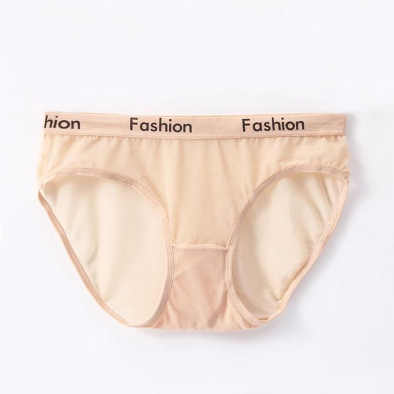 Сексуальные трусики для женщин, бесшовные трусы ikule, прозрачное нижнее белье из сетчатой ​​пряжи с низкой талией N04