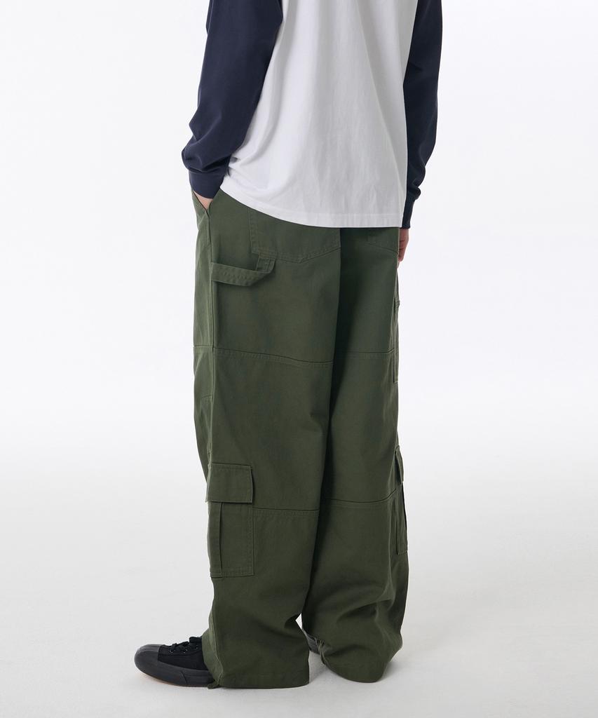MUSINSA STANDARD Multi-Pocket Carpenter Pants [Khaki]