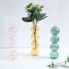 Decoration Container Hydroponic Plant Vase Bubble Glass Vase Transparent Flower Bottle Glass Vase