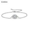 Линдон циркон браслет ювелирные изделия геометрические бусины браслеты-цепочки модный тонкий свадебный подарок для подруги женщин