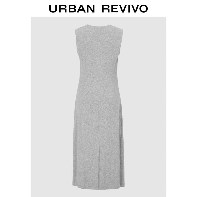 UR Женское плиссированное облегающее платье без рукавов