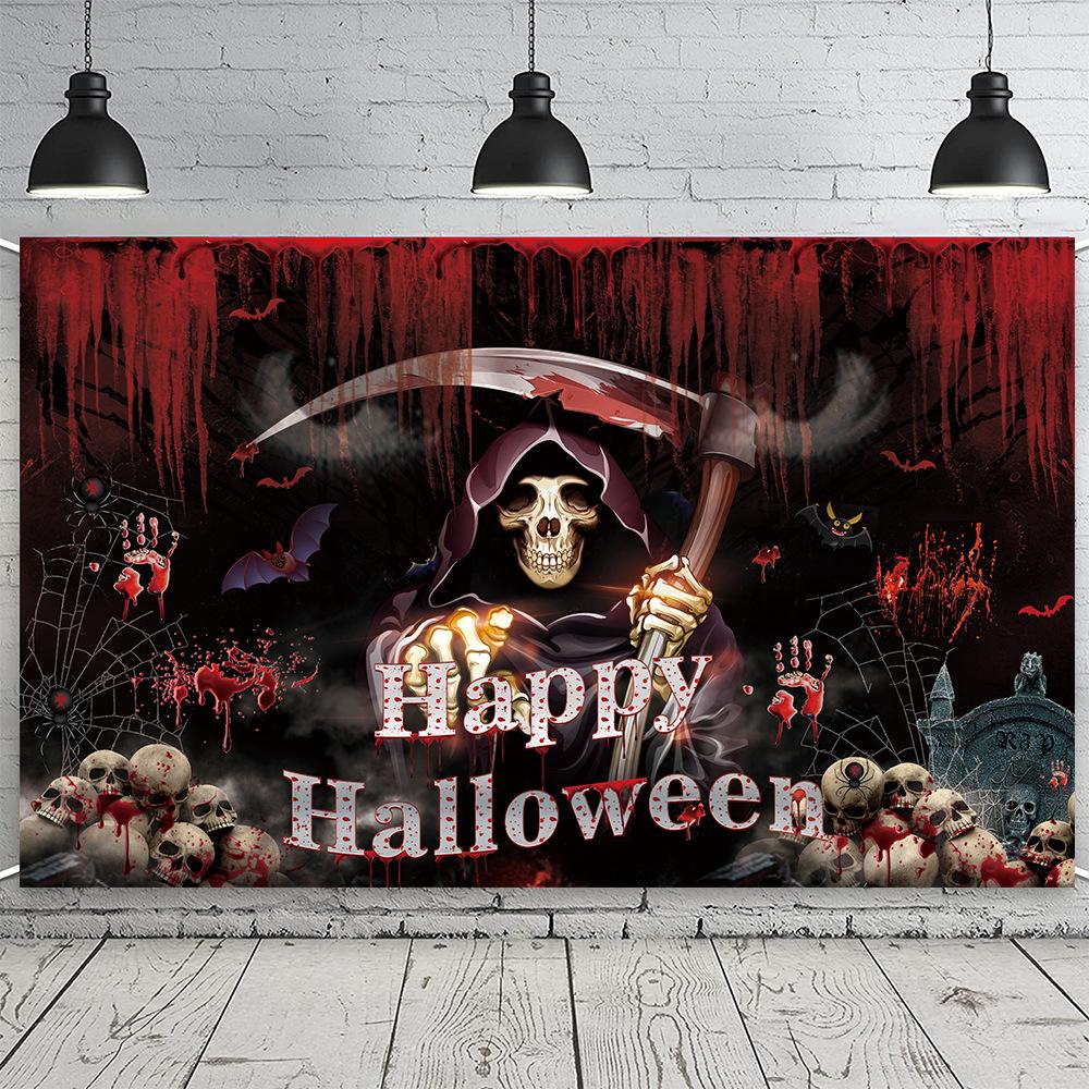 Хэллоуин Фото Фон Ужас Скелет Фотография Фестиваль Домашняя Вечеринка Декор