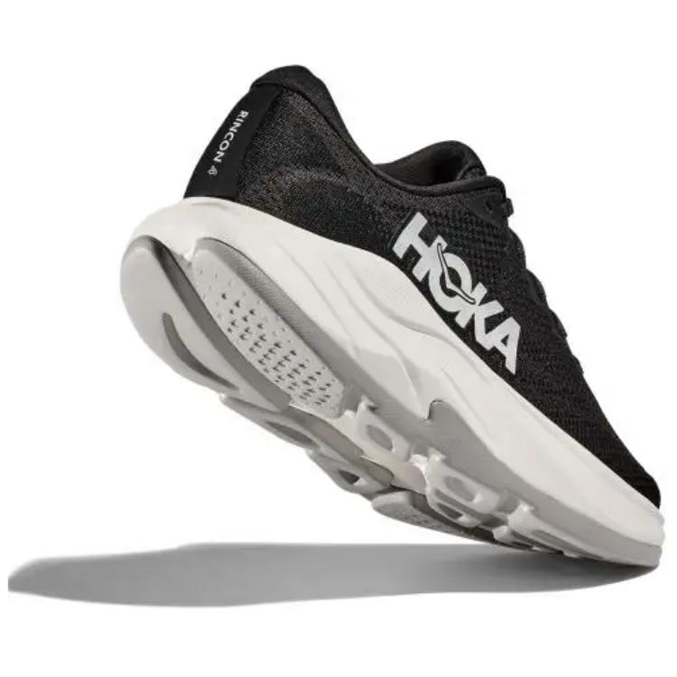 HOKA Rincon 4 черные белые мужские кроссовки 1155130-BWHT