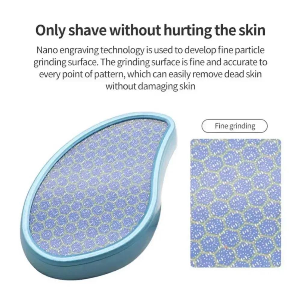 Nano Glass Foot Grinder To Remove Dead Skin Calluses Foot Plate File To Heel Scraping Sole Skin Remover Pedicure Grinding Stone