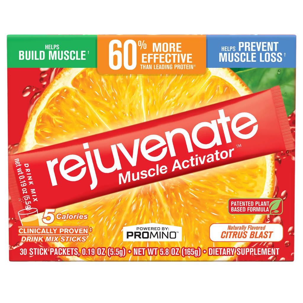 Rejuvenate Muscle Activator™, Drink Mix, Citrus Blast, 30 Count, 30 Stick Packs, 5.5 G (0.19 Oz) Each