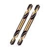 6Pcs Double Headed Auger Drill Bits For Metal Stainless Steel Wood Drilling Power Tool 3mm/ 3.5mm/ 4mm/ 4.5mm/ 5mm/ 6mm