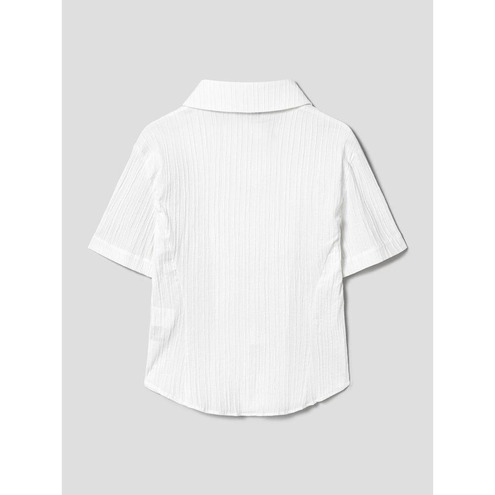 8SECONDS Lace-Up Short Sleeve Shirt White (324865Ly41)