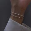 Fashion Adjustable Bracelet Silver Color Women's Bracelet Wedding Party Jewelry