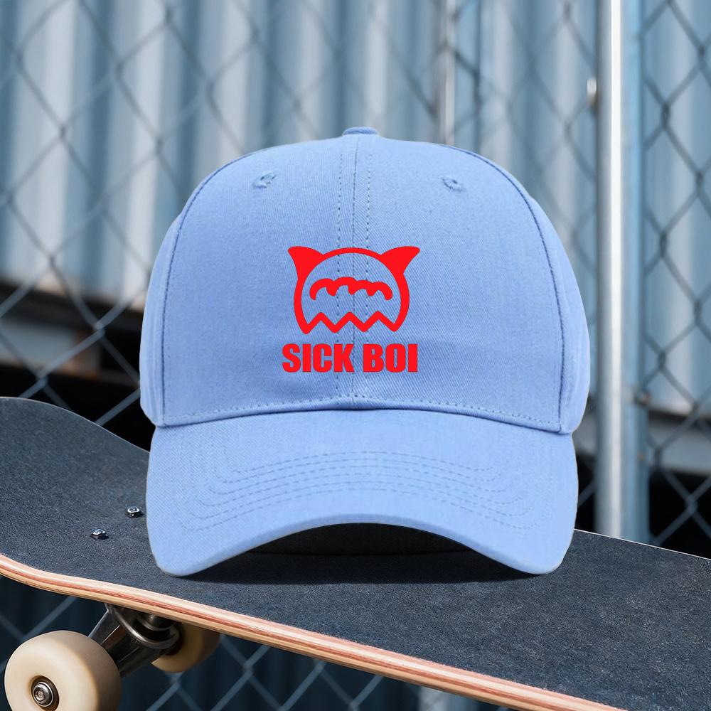 cmSICK BOI Printed Adjustable Beanie Unisex Outdoor Sport Style an Ideal Gift for Weddings Parties and Birthdays a