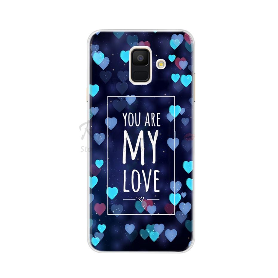 Для чехла Samsung A6 2018 Чехол A600F Мягкий Силикон ТПУ Задняя Крышка Чехол для Телефона Для Samsung Galaxy A6 Plus 2018 A605 A605F A 6 Чехол