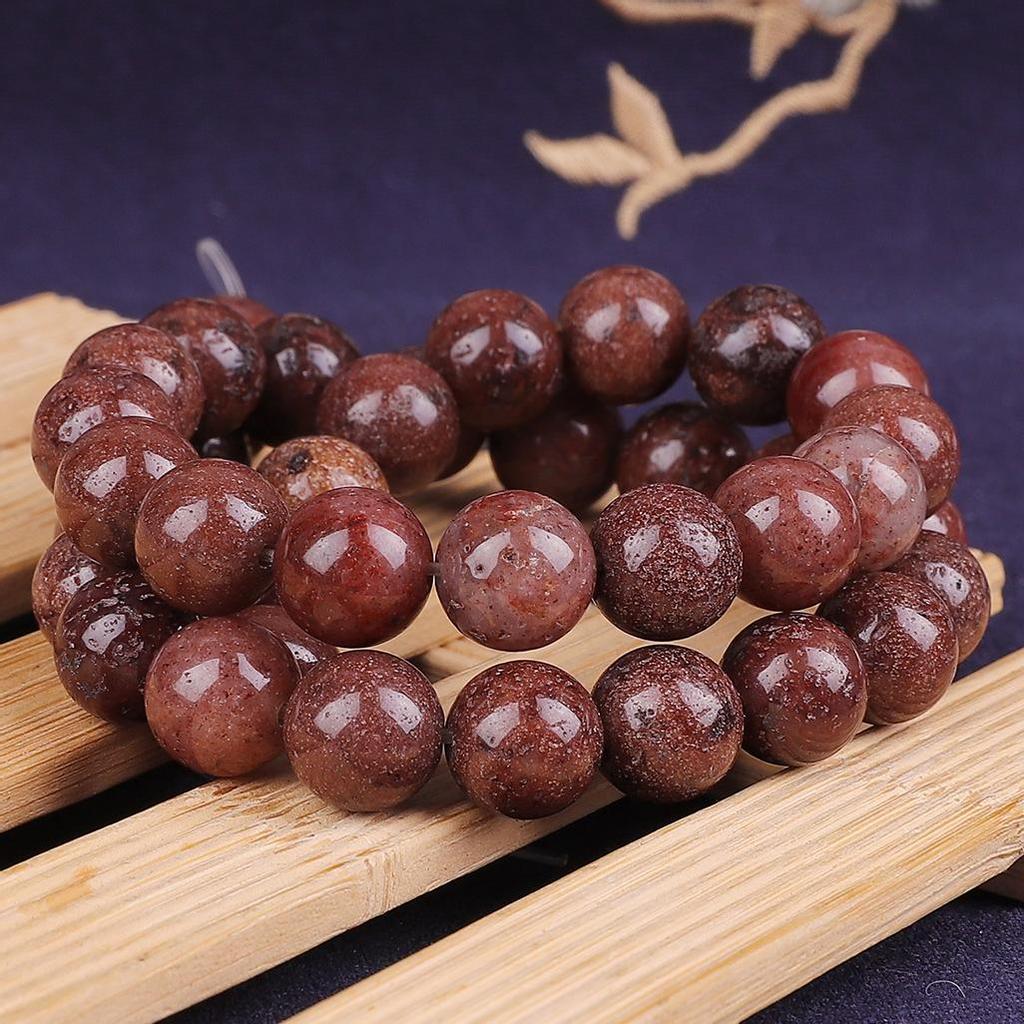 Натуральный свободный камень, фиолетовый авантюрин, круглые бусины для изготовления ювелирных изделий, браслет-подвеска «сделай сам», 15 дюймов, нить 4/6/8/10/12 мм