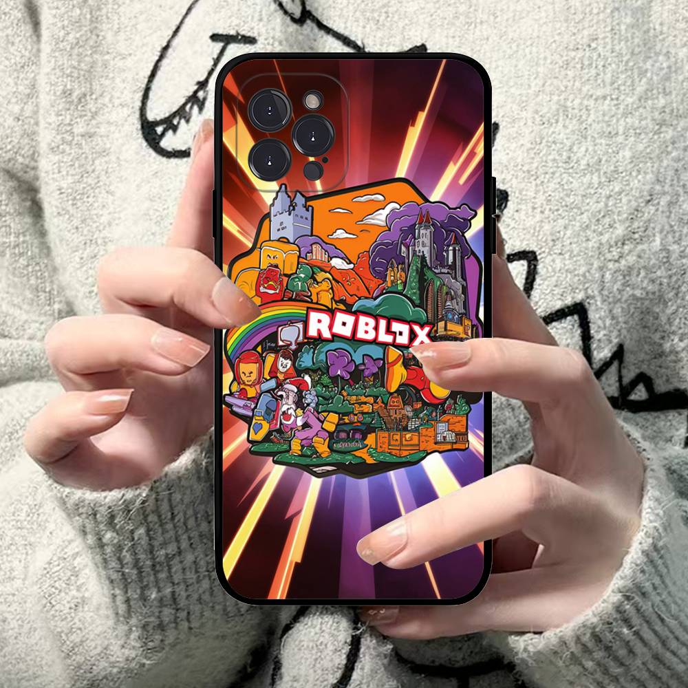 Game R-Roblox-ES Phone Case For IPhone 14 Plus 13 Mini 11 16 15 17 Pro Max Protection Shockproof