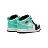 Кроссовки Air Jordan 1 Mid TD Tropical Twist Baby Зеленый Белый Черный 640735-132
