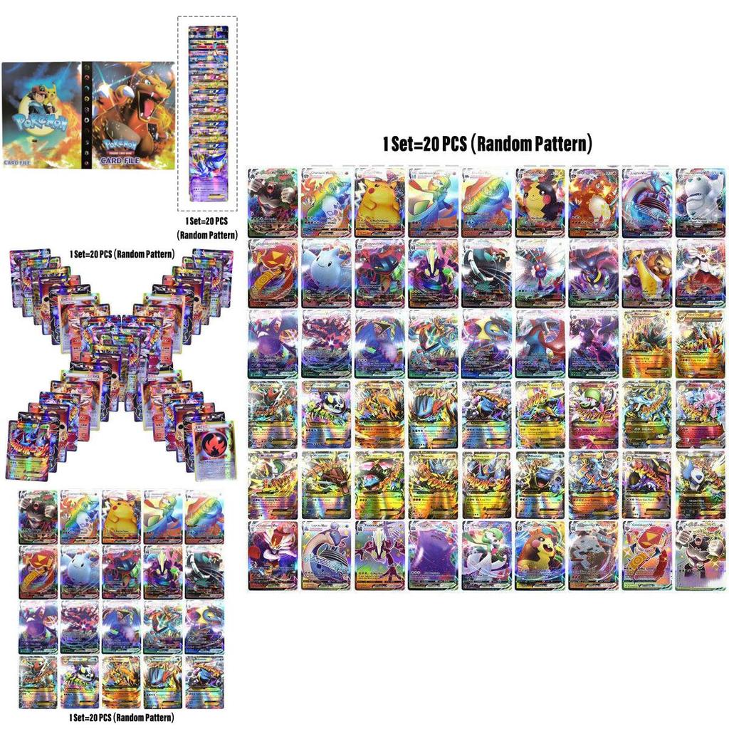 Card Set 20pcs Random Patterns Emotional And Visual Development 6.5*9*2cm
