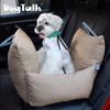 Собачья будка в машину с оригинальным рисунком вышивки медведя, многофункциональное гнездо для автомобиля, мальтийский йоркширский медведь, плюшевый кот, собачье автокресло