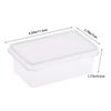 10Pcs Transparent Dessert Box With Lids Plastic Hinged Takeout Containers Food Packaging Boxes For Cakes Cookies Salad Food