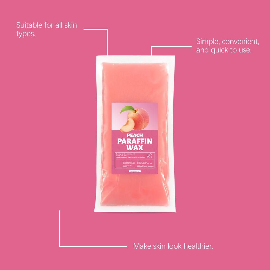 Персиковый парафин, Наполнитель для парафиновой ванны, Сухая кожа, Увлажняющий и питательный воск для ухода за кожей