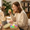 Stress Relief Toys Steamed Bun And Steamer Set Decompression Toy Soft TPR Durable Anxiety Relief Toy for Adults