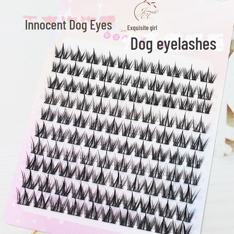 Изысканные натуральные накладные ресницы большого объема для женщин — симпатичные, сегментированные и простые в использовании