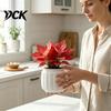 Прочный Цветочный Горшок Самополивающиеся Горшки для Комнатных Растений, Пластиковый Горшок с Дренажными Отверстиями Керамический Держатель, Маленький Цветочный Дом Растения, Африканские Фиалки,