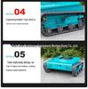 Tracked Remote Control Multi-Terrain Lawn Mower for Landscaping and Weed Trimming