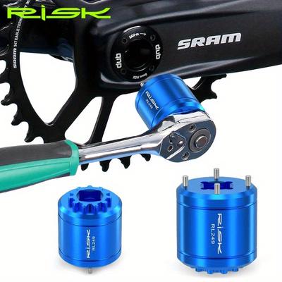 2 в 1 велосипедный инструмент для снятия крышки шатуна DUB для XTR M9100, инструмент для снятия винта каретки, набор ключей с трещоткой 3/8 дюйма