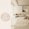 Modern Style Bedroom Decor Round Carpet Minimalist Carpets for Living Room Thicken Plush Bedside Floor Mat Fluffy Soft Study Rug
