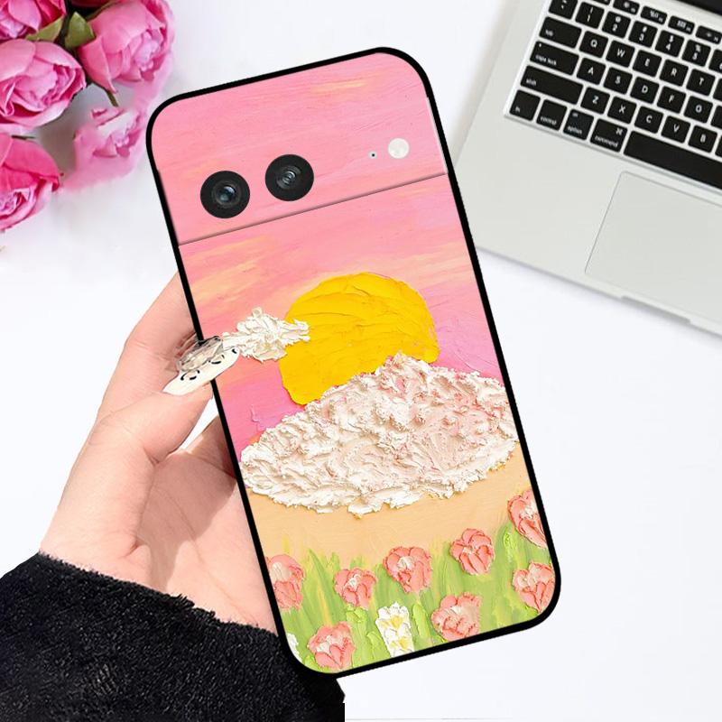 Чехол для Google Pixel 7 Pro PIXEL 7A 6 6A Модный ТПУ Силиконовый Чехол для Телефона Для GOOGLE Pixel 8 Pro 8A 5G Ударопрочный Бампер Чехлы