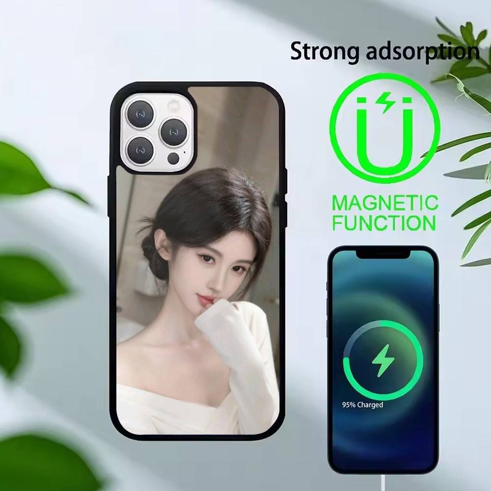 Чехол для телефона Ju Jingyi Y- Kiku для iPhone17,16,15,14,13 Plus,Pro Max Магнитный Для Magsafe Беспроводная Зарядка