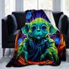 1pc. Colorful Star Wars Yoda Blanket - Perfect for Home, Office, Outdoor Use, Gift Idea, Suitable for All Seasonsz0417276