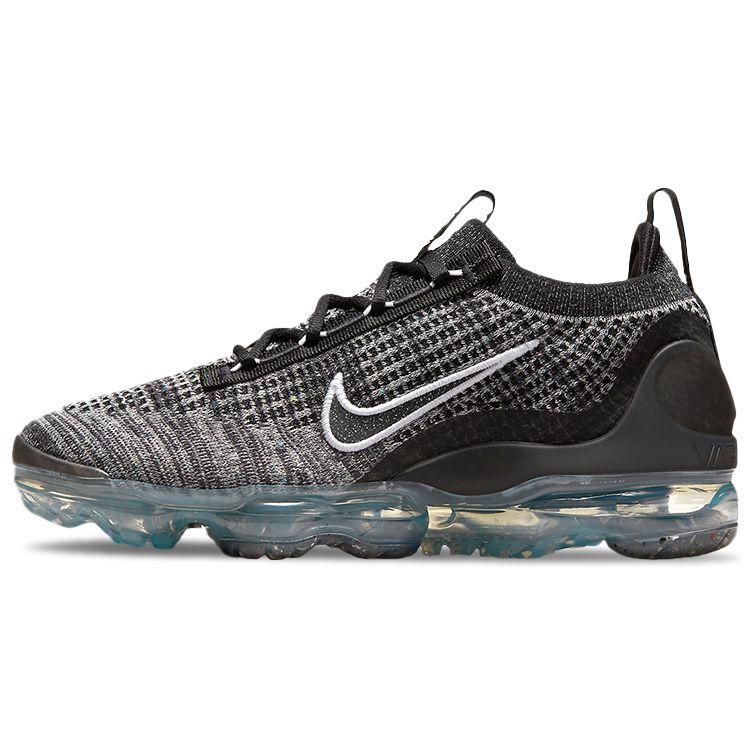 Nike Air VaporMax 2021 Flyknit Oreo Women Sneakers Black Metallic-Silver White DH4088-003