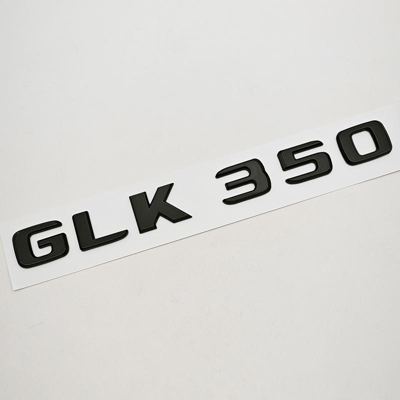 3D ABS Car Sticker Logo GLK220 GLK300 GLK350 Rear Trunk Letters Badge Emblem For Mercedes Benz GLK Series GLK220 GLK300 GLK350