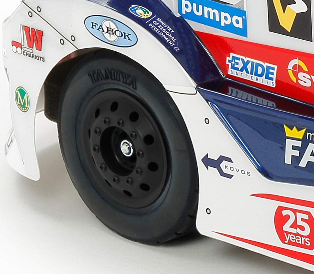 Tamiya Electric RC Car Series BUGGYRA FAT FOX шасси 58661 1/14 №661 (ТТ-01 ТИП-Е) На дороге