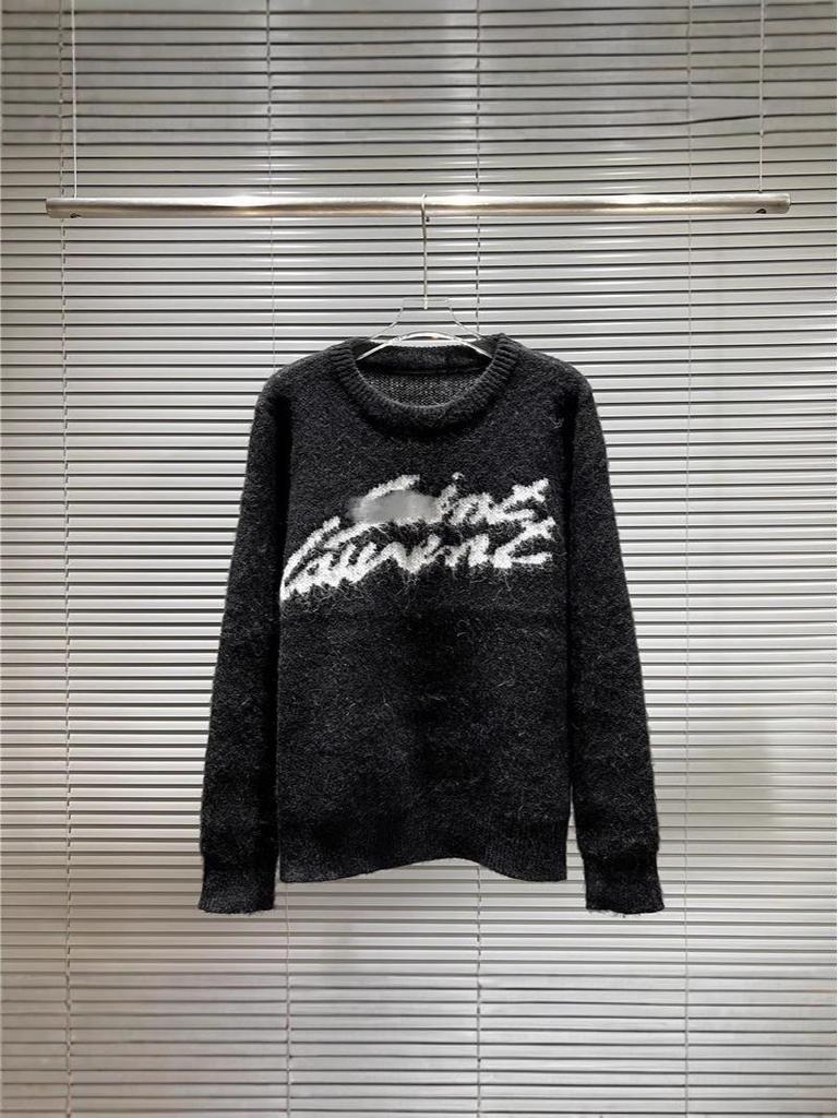 European Trendy Brand Ys Mohair Round Neck Sweater - Unisex Autumn/Winter Edition