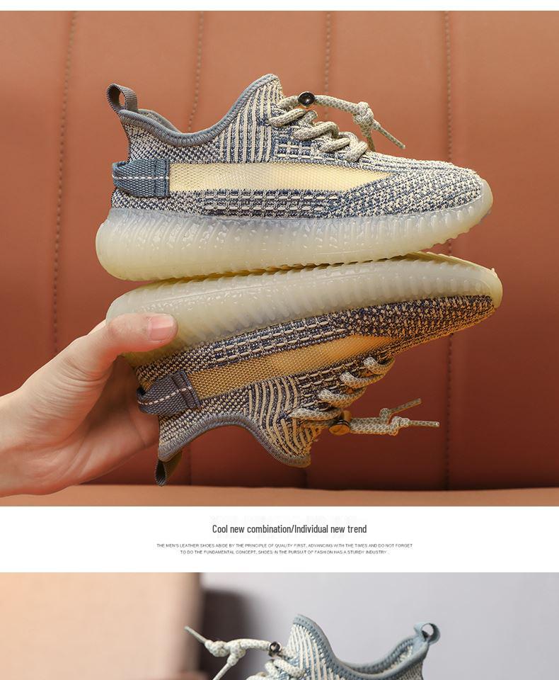 Детские дышащие сетчатые кроссовки для бега - Мягкая подошва, унисекс летние кеды для мальчиков и девочек.