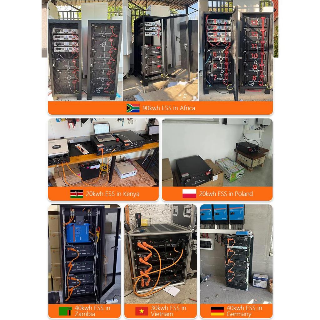 48V 51.2V 100Ah Lifepo4 Battery 5kwh 5.12kwh Home Gnergy Storage Lithium LiFePO4 Battery Pack for Solar Energy System