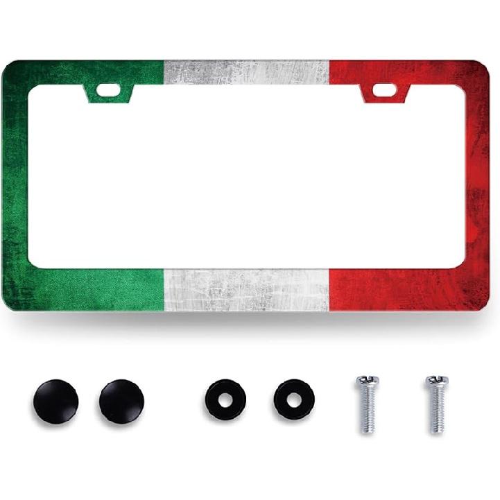 Thin Red Line License Plate Frame American Flag Firefighter License Plate Personalise Stainless Steel Funny License Plate Accessory Plate Holder