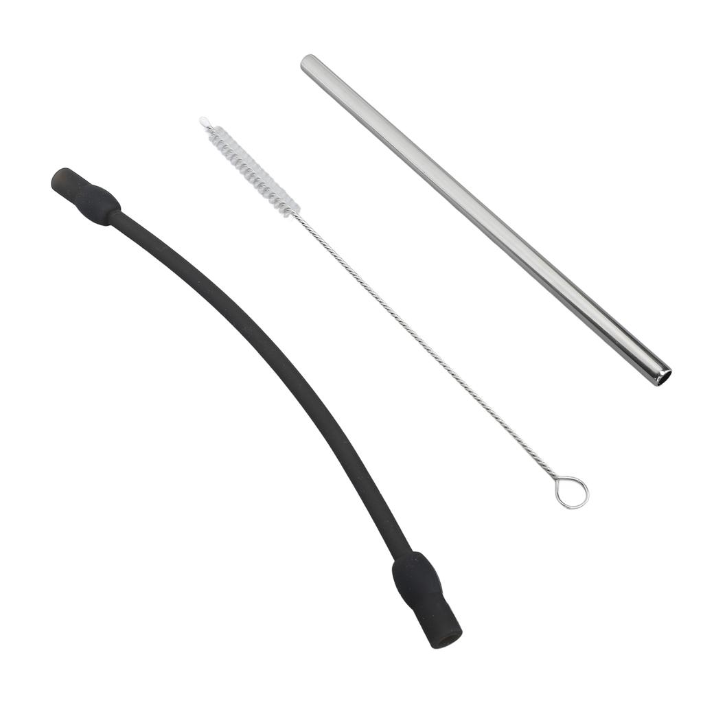 Сменная трубка для кофемашины из нержавеющей стали, силиконовый молочный шланг с чистящей щеткой для кофе