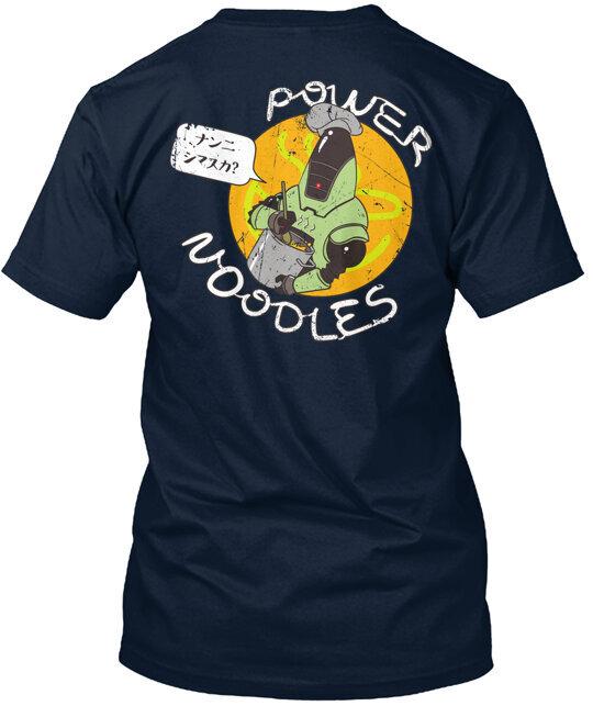 Футболка Power Noodles Сделано в США Размеры от S до 5XL Унисекс