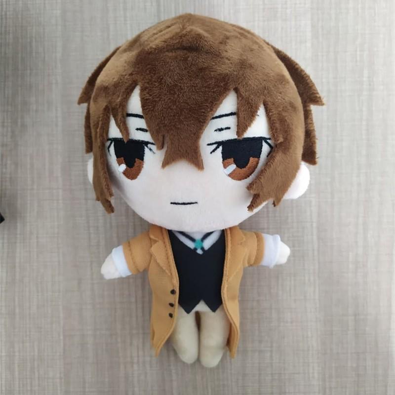 Новые Милые Плюшевые Куклы Bungo Stray Dogs 20 см Дазай Осаму Накахара Чуя Ацуши Куникида Мягкая Набивная Аниме Фигурка Плюшевая Набор Коллекционный Подарок для Фанатов