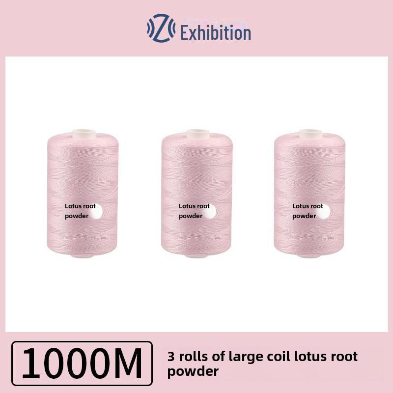 1000 ярдов ниток для бытового шитья: Полиэстер, цветная ручная работа, тонкая катушка