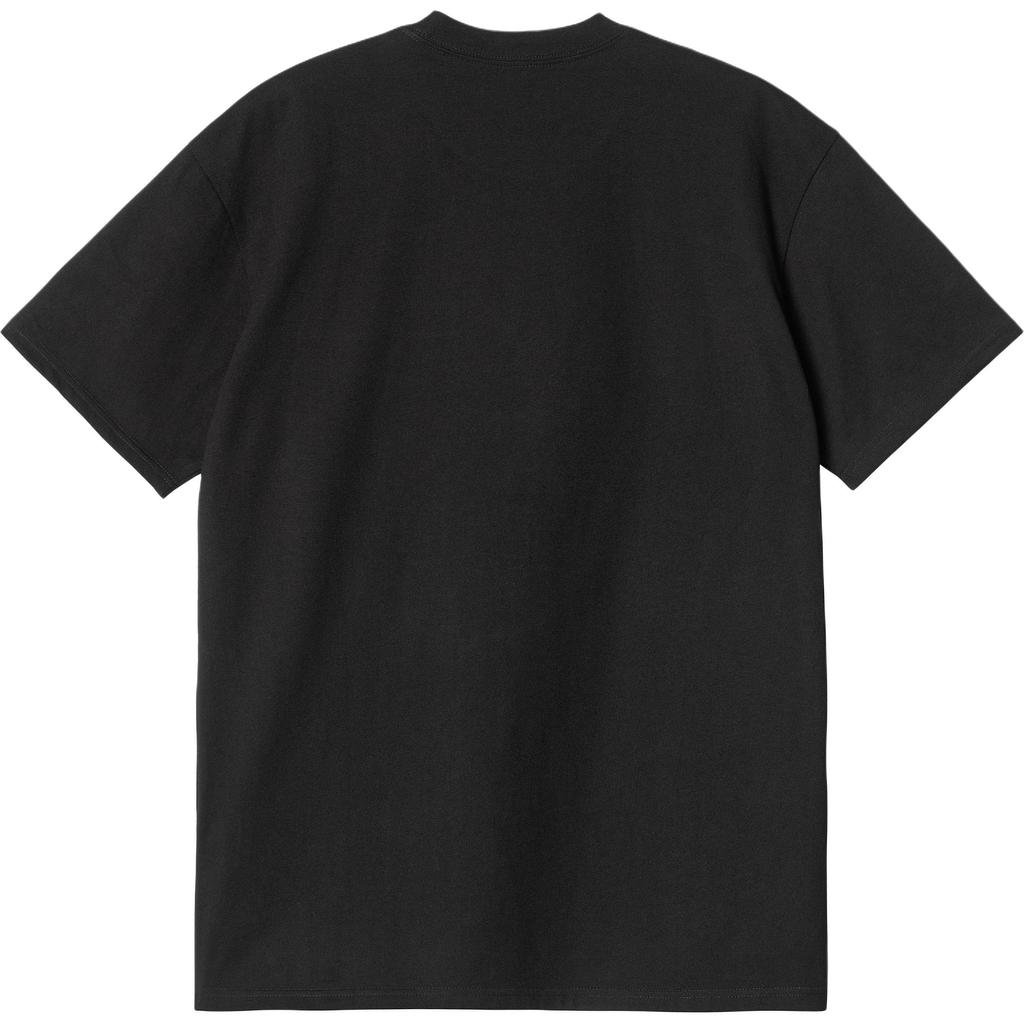 Carhartt WIP Мужская футболка с коротким рукавом, карманом, минималистичная, модная, универсальная, I032128-1V2-XX