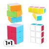 123+223 Cube Set Stickerless Cube Puzzle Brain Intelligence Development IQ Development Kidult Magic Cubing Square Rubiks, Korea Puzzles
