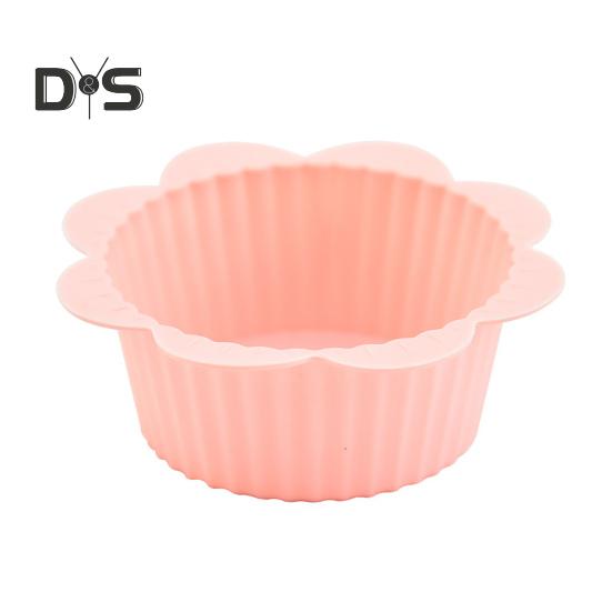 10/20 шт. силиконовые формочки для выпечки, утолщенные антипригарные формы для кексов, тартов, нестандартных форм, пригодные для использования в духовке/морозильной камере/посудомоечной машине, для заварного пудинга